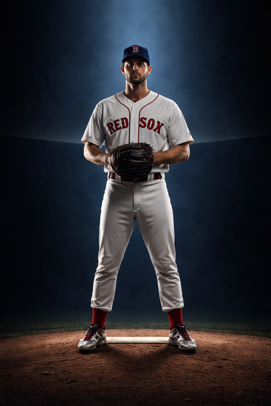 Volleyball athlete portrait